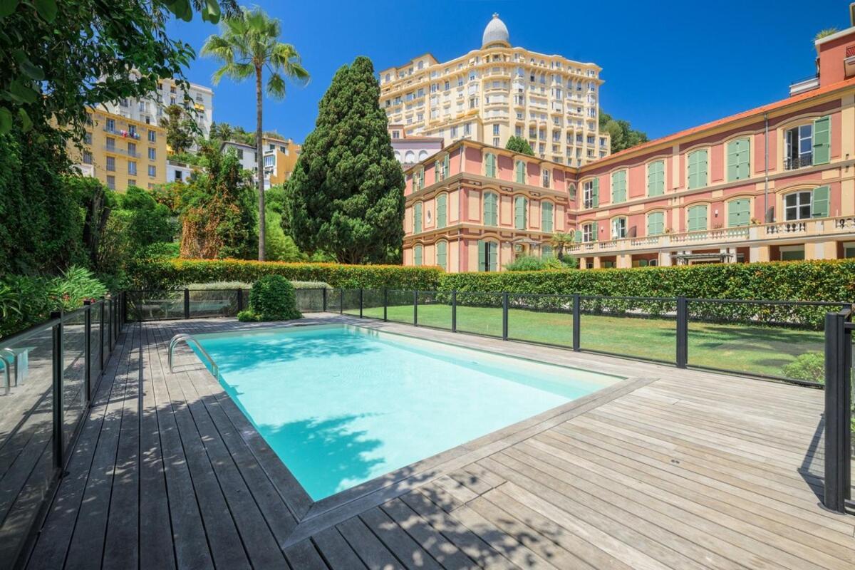 Le Coq Wagner - Parking - Air Conditioning - Pool Apartment Menton Exterior photo